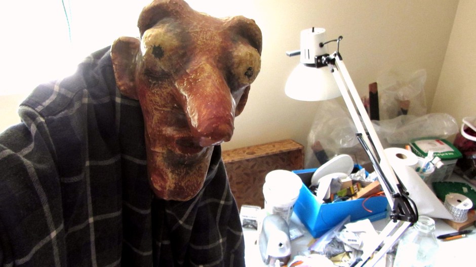 Puppet in studio workshop