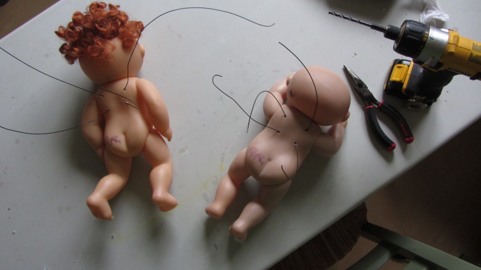 dolls cupids angels constructions surgery
